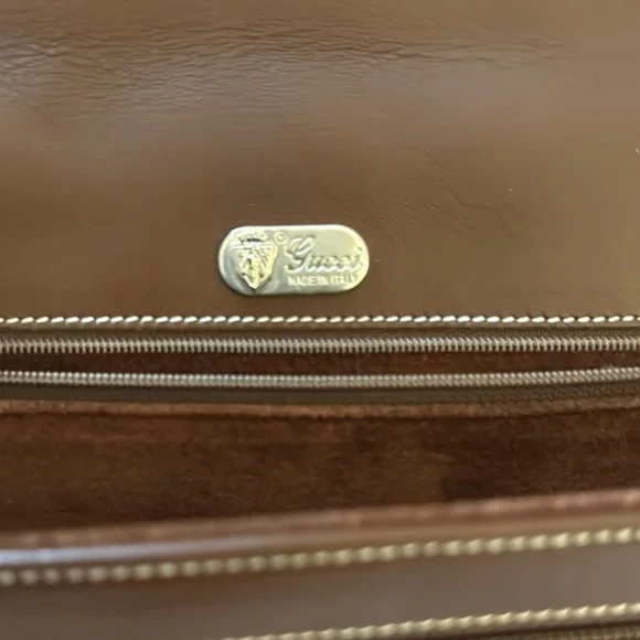 Gucci Brown and Multicolor Plaid Women's Saddle Bag - Picture 4 of 9